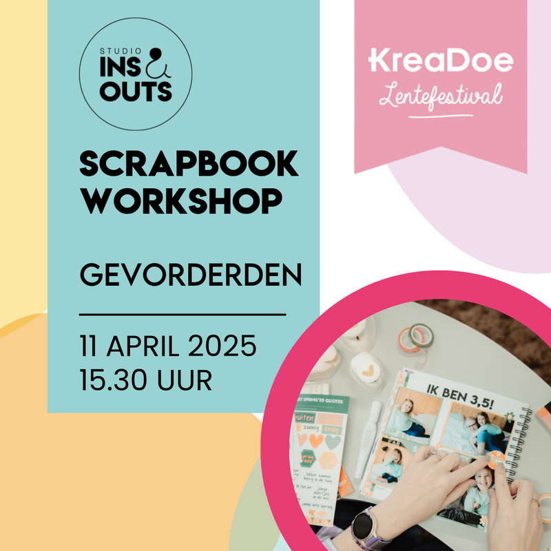 Workshop KreaDoe Lentefestival - GEVORDERDEN - vrijdag 15.30