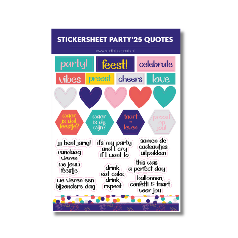 Stickervel  quotes | Party'25