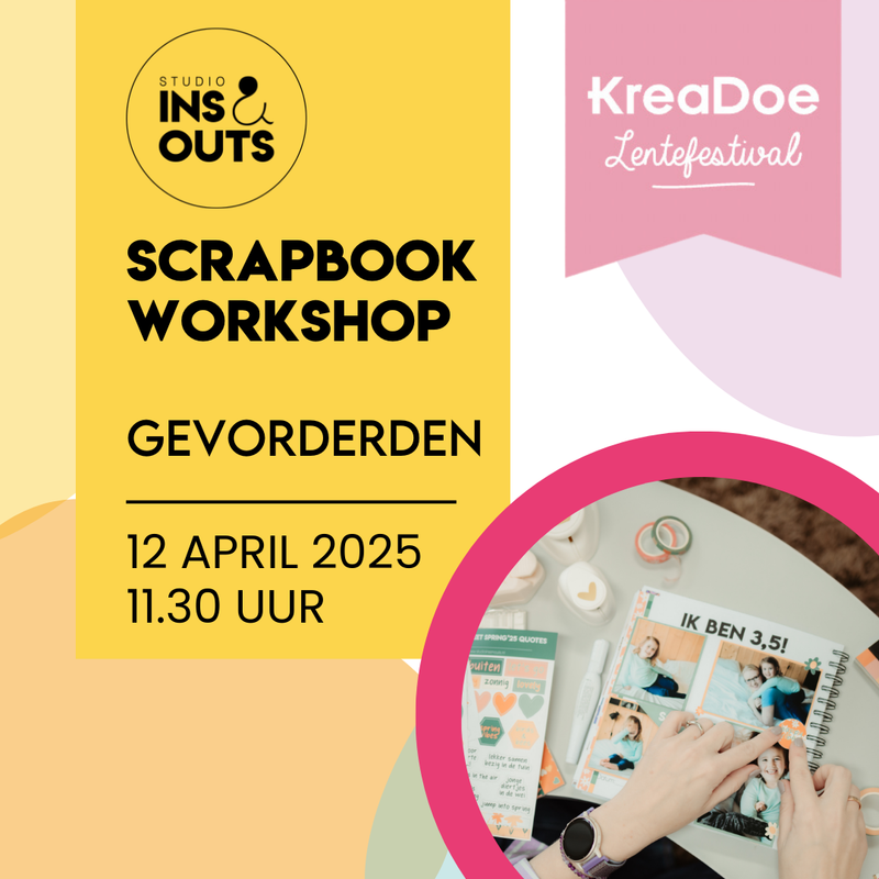 Workshop KreaDoe Lentefestival - GEVORDERDEN - zaterdag 11.30