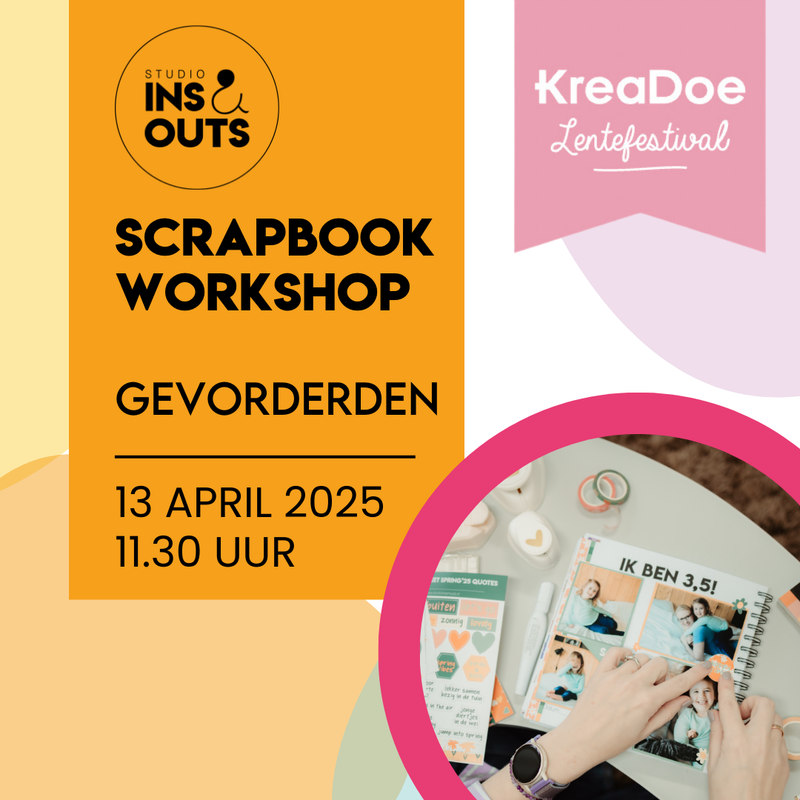 Workshop KreaDoe Lentefestival - GEVORDERDEN - zondag 11.30